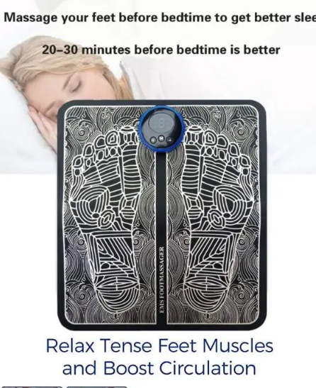 Electric EMS Foot Massager Pad